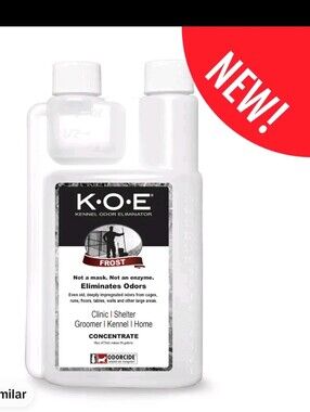 K•O•E Frost Kennel Odor Eliminator Concentrate - White